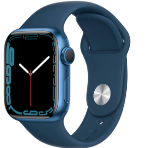 Apple Watch Series 7 (GPS, 45mm) - Caixa de Alumínio Azul - Semi Novo